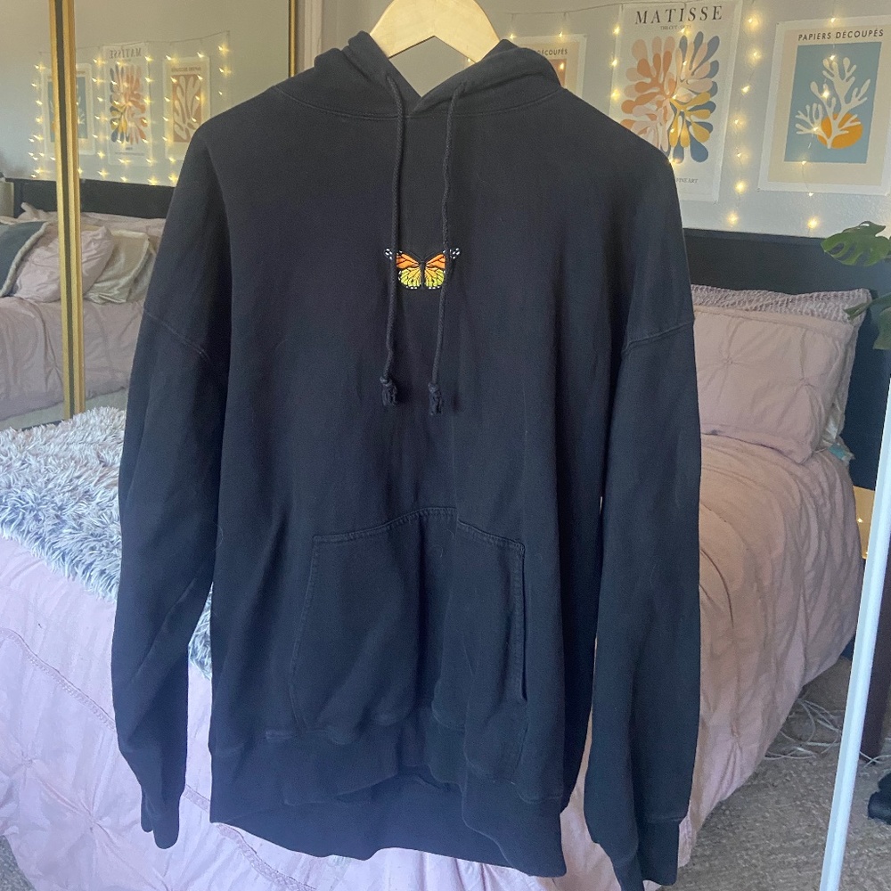Brandy Melville Oversized Butterfly Hoodie